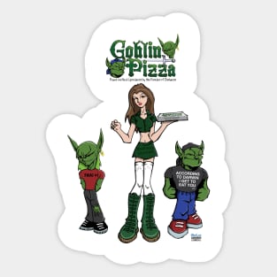 Goblin Pizza Sticker